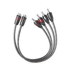 cable Divisor Rca De 1 Hembra A 2 Machos De Alta Calidadpvc De