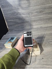 Vintage Magnavox 89 FM AM Pocket Radio NOS w Box Hong Kong New Unused
