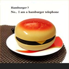 Hamburger Cheeseburger Burger Corded Phone Novelty Telephone Bread Phone Gifts