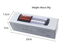 Multi functional handheld knife sharpener for household use fast 4-stage tungste