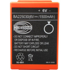 2-Pack BA225030 1500mAh 6V Ni-MH Battery For HBC Pump Truck Remote Controller