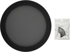 2Pcs 6″ Speaker Grill Covers – Durable ABS & Metal Mesh for Subwoofer Protection