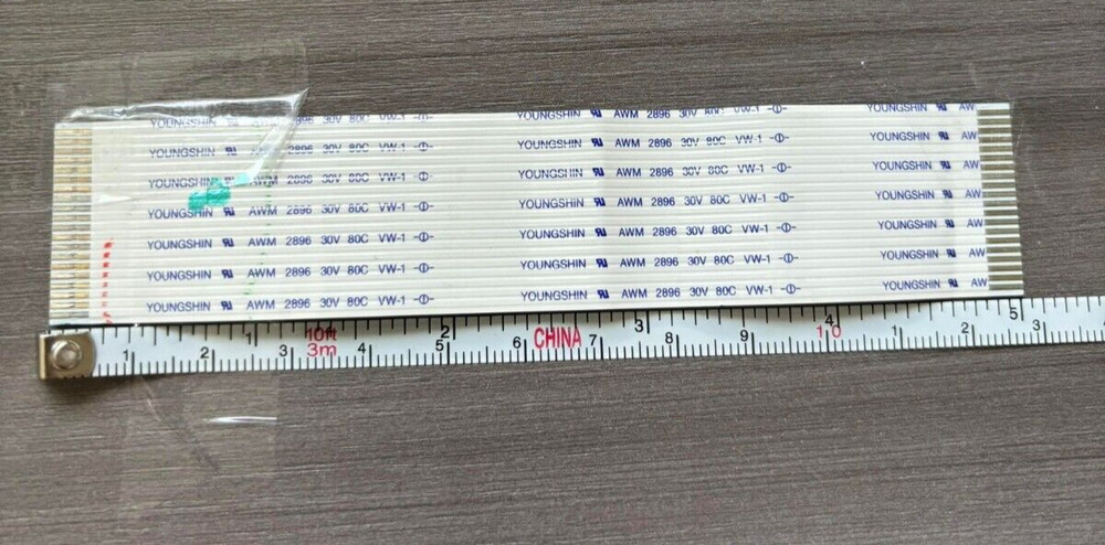 YOUNGSHIN 2896 Cable 20 Pin Flexible Flat Ribbon Cable
