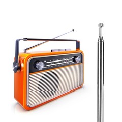For Mobile Radio 2Pcs VHF/UHF/AM/FM BNC Connector Telescopic Antenna Replacement