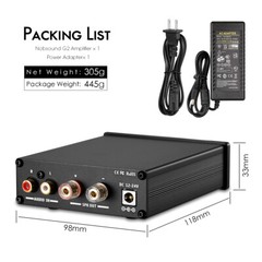 Mini Mono Channel Subwoofer / Full-Frequency Digital Amplifier Home Audio Amp