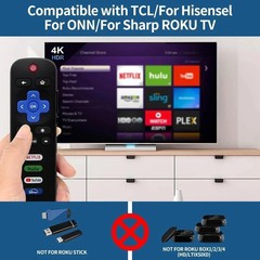 New Replacement Remote RC280-01 For TCL ROKU TV Radio Vudu 32FS3700 40FS3750 TCL