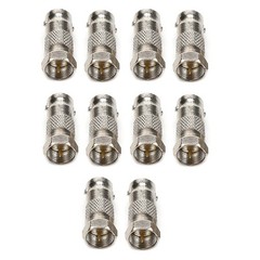 Zinc alloy+Copper BNC Female to F Type Male Adapter Durable Repalcement Parts