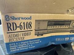 Sherwood RD-6108 AM FM Stereo A/V Receiver BRAND NEW