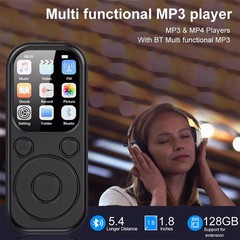 32GB Lossless Music Player Bluetooth 5.4 1.8″ HD IPS Screen 12H Playback Type-C