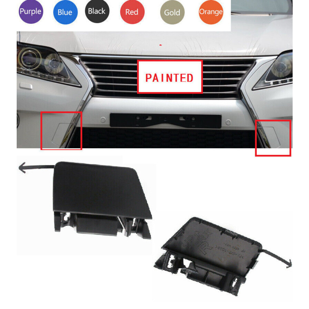 PAINTED Front Bumper Tow Hook Eye Cover 2012~2014 for LEXUS RX270 RX350 RX450H