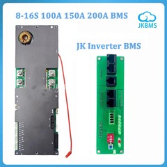 JK Smart Inverter BMS 8-16S 100-200A For Family Energy Storage Solar System Lot