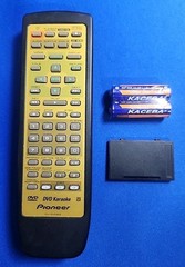 Original Pioneer CU-DVD23 Remote Control Black & Gold DVD Karaoke Remote
