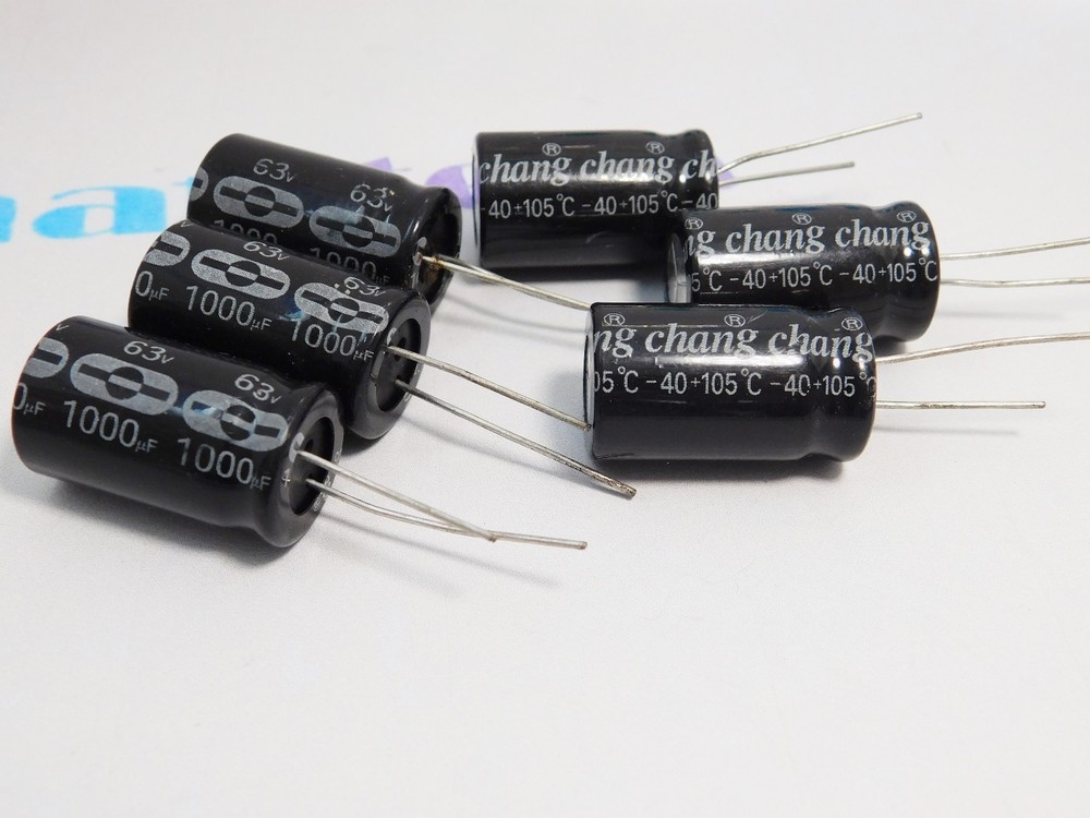 1000uf 35v / ELECTROLYTIC CAPACITOR / 105 DEGREES / 6 PIECES (qzty)