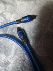OPTILINK OL-1 Optical Audio Cable Blue Gold Plated Optical Audio Male Connectors
