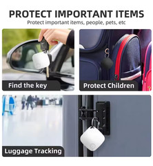 Bluetooth GPS Anti-Lost Tracker Smart Tag Wireless Locator for Car Keys Pet Dog