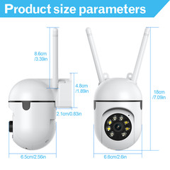 1PCS Camaras De Seguridad 4G Wifi Exterior Inalambrica Con Vision Nocturna 1080P