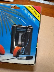Sony WM-F2065 FM/AM Walkman Cassette Player NEW BELT – WORKING! + NOS Headphones