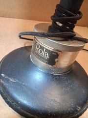 Vintage ROLA Gooseneck Horn Speaker 14″ Bell Complete As Found Untested