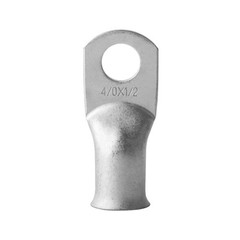 Tinned Copper Ends Lugs 4/0AWG Cable Wire Connectors 1/2″ Ring Battery Terminals