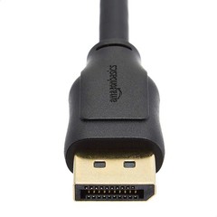 Amazon Basics 8K DisplayPort to DisplayPort 1.4 Cable w/ 4K@120Hz, 8K@60Hz