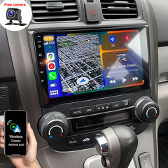 For Honda CRV 2007-2011 Carplay Android 15 Car Stereo Radio Navi GPS+Camera 64GB