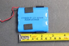 2 PCS P3.7V 9600mAh 3 Cell Lithium ion 37.0Wh Rechange Battery 2 Pin Connector