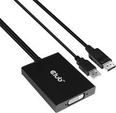 ✨ Club 3D DisplayPort to Dual Link DVI-D Active Adapter – NEW Open Box CAC-1010