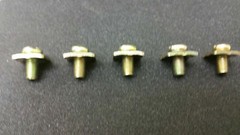5pcs 5mm Amplifier Terminal Screws Square Washer POWER GROUND SPEAKER Amp Screw