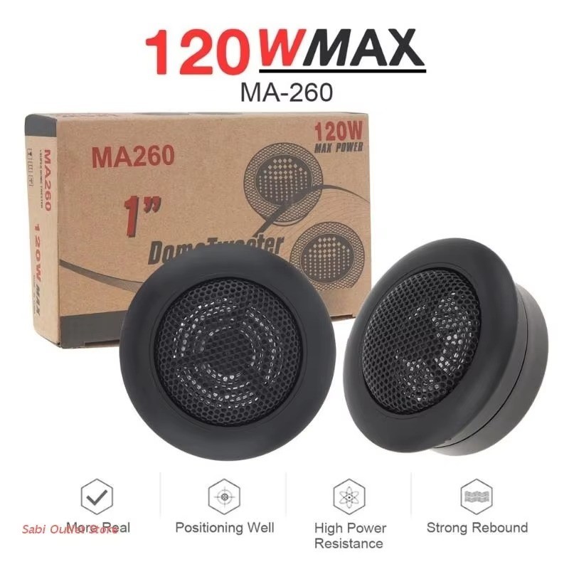 New Style 1Pair Car Tweeter Speakers Car System Super Loud Tweeter Speakers