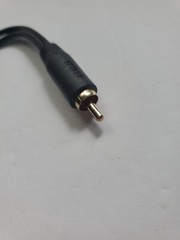 RCA Male To Dual RCA Female 6 Inch Adapter Cord Transfer 1 Count