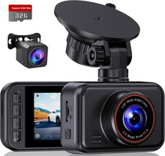 Dash Cam Front and Rear, 2.5K Dual Dash Camera for Cars, 2560P Mini Car Camera