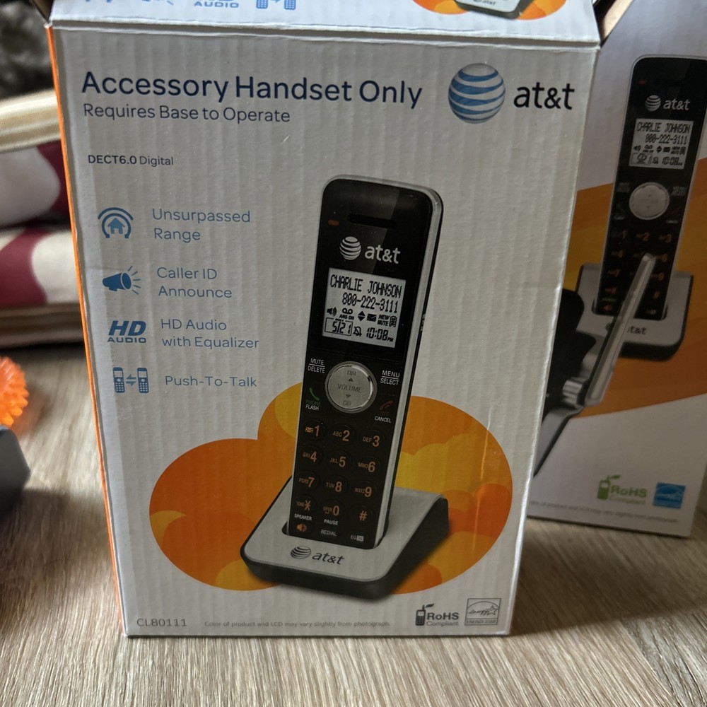 AT&T CL80111 DECT 6.0 Accessory Handset for CL84202, CL84252, CL84342, CL84352