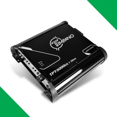 (1) FULL RANGE AMPLIFIER TIMPANO 5600W 1 CHANNEL TPT-5000EQ-1 1Ω CAR PRO AUDIO