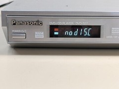 Panasonic DVD-S27 DVD CD Player WMA/MP3/JPG with Cables Tested Working No Remote