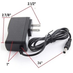 6V 0.8A AC/DC Adapter Power Supply for Home Electronics with 5.5×2.1mm Plug