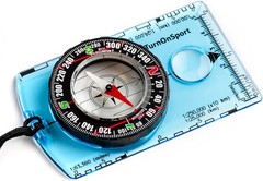TurnOnSport Orienteering Compass – Advanced Scout for Green Orange