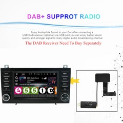 7″ Stereo Radio For Mercedes SLK200 SLK250 SLK300 SLK350 SLK55 R171 with Carplay