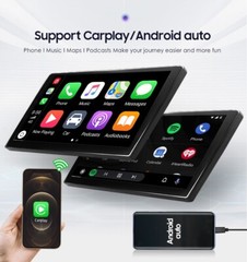 6GB+128GB QLED 10.1″ 2DIN Car Stereo Radio Carplay Android 8-core GPS WIFI SALE