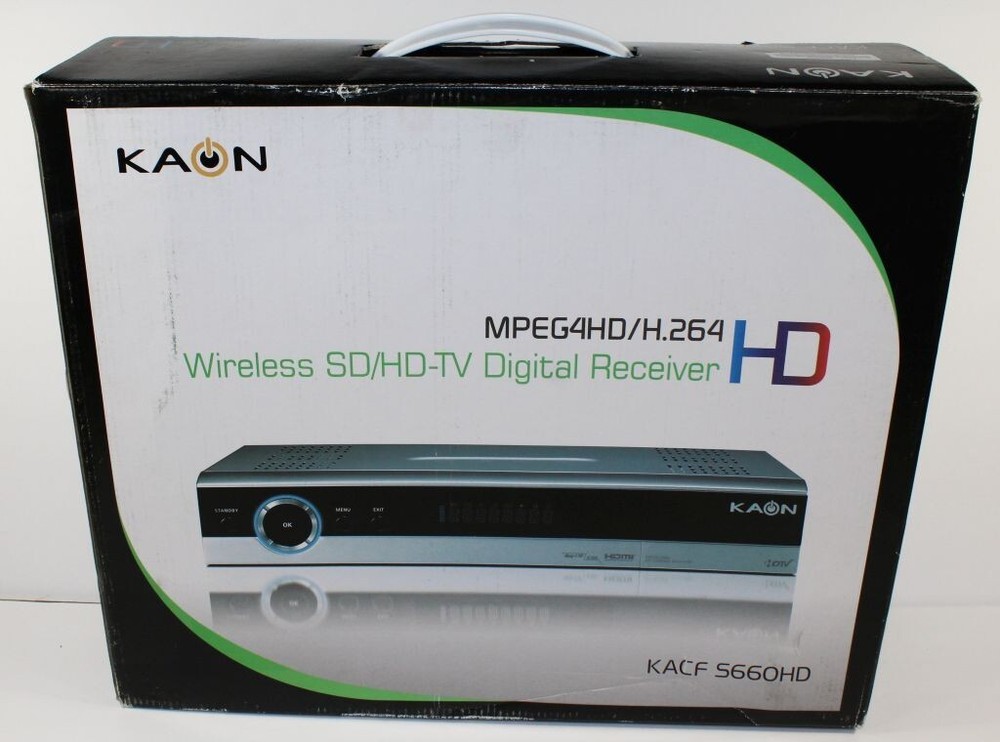 KAON KACF-S660HD MPEG4HD /H.264/HD Wireless SD/HD-TV Digital Receiver #