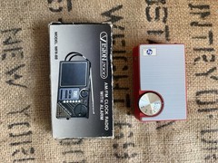Vintage am fm radio lot of two Vision 2000 MFR-88 AM/FM Clock Radio Alarm Clock,