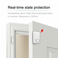 Entry Magnetic Window Door Super Loud Alarm Indoor Anti-theft White Host Durable