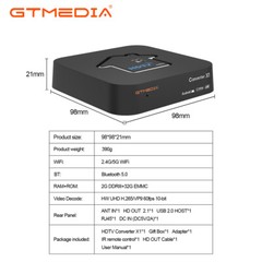 GTMEDIA ATSC 3.0/1.0 OTA Digital TV Tuner Box HDMI WIFI Media Streaming Player