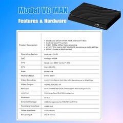 vSeeBox V6 Max Android Streaming Box – Authorized, Fast Same-Day Ship