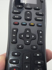 Genuine Logitech Harmony 700 Universal Remote Black -Tested