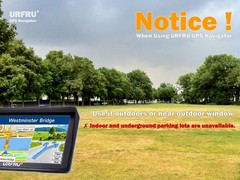 URFRU GPS Navigator for Car Truck 7-Inch 2025 Offline Maps Lifetime Free Updates
