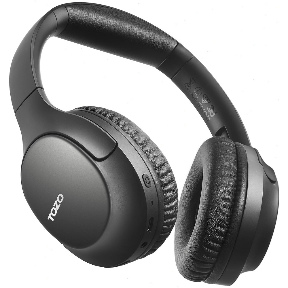 TOZO HA1 Over Ear Headphones Bluetooth 5.4 Headset Adjustable Headband