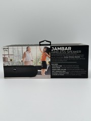 Jambar Wireless Speaker Bluetooth, Black 30ft Wireless Area 2 Hours Small Black