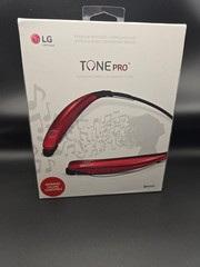 LG Tone Pro LBT770 Red Premium Wireless Stereo Headset In Original Open Box