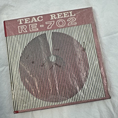 Teac RE-702 Plastic Audio Professional 1/4” Tape 7 in Reel & Box Japan Recording