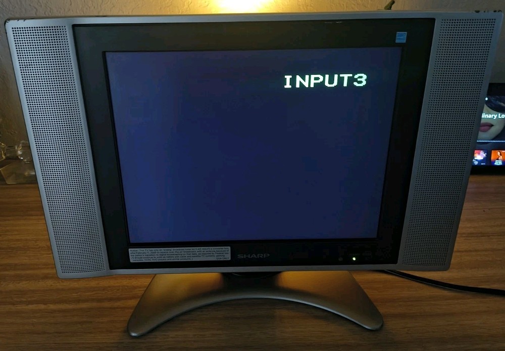Sharp LC-15SH6U SD 480i 480P Retro Games LCD TV – Works Great No Remote